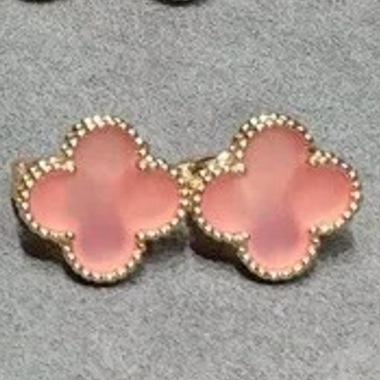 Rose gold pink pearl